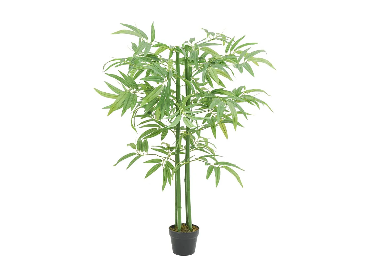 Árbol de bambú artificial con 384 hojas verde 120 cm ES409510