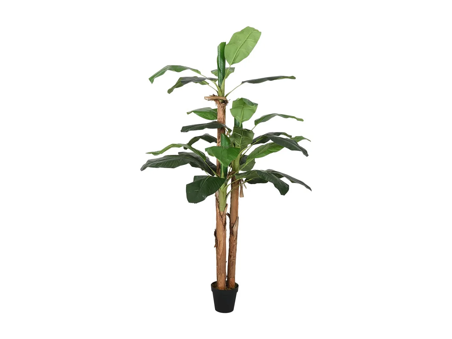 Árbol de plátano artificial 18 hojas verde 150 cm ES944650