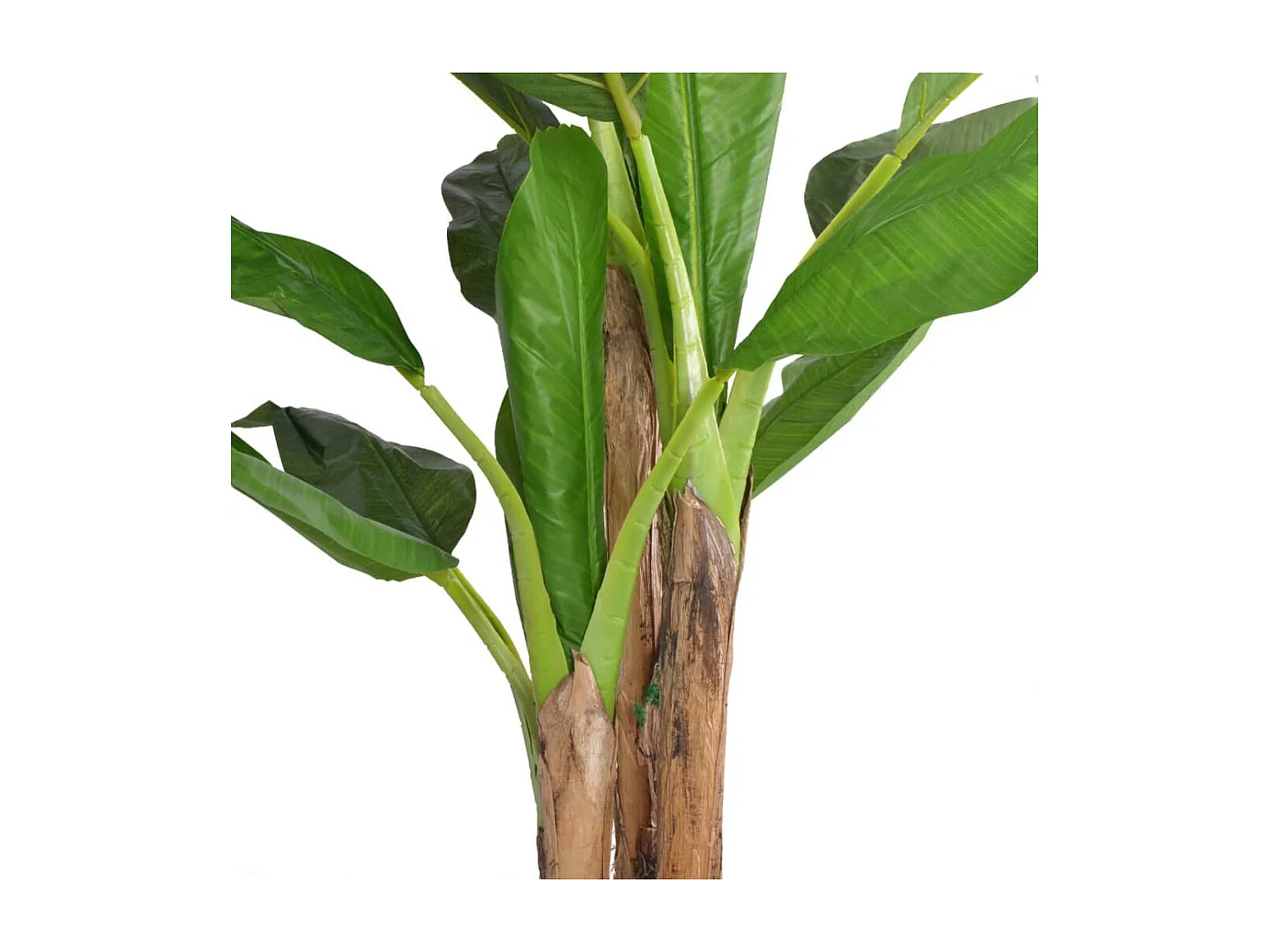 Árbol bananero artificial con macetero 175 cm verde ES213745