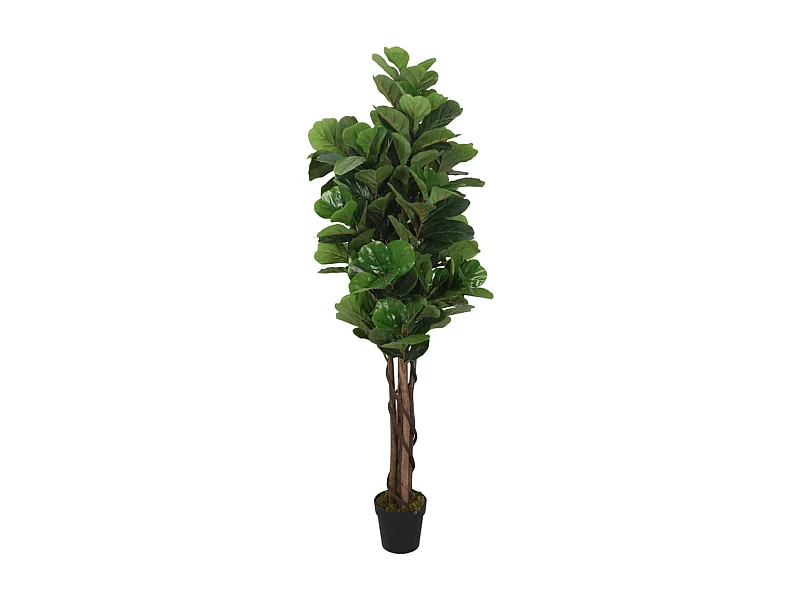 Ficus lyrata artificiel 134 feuilles 120 cm vert FR952245
