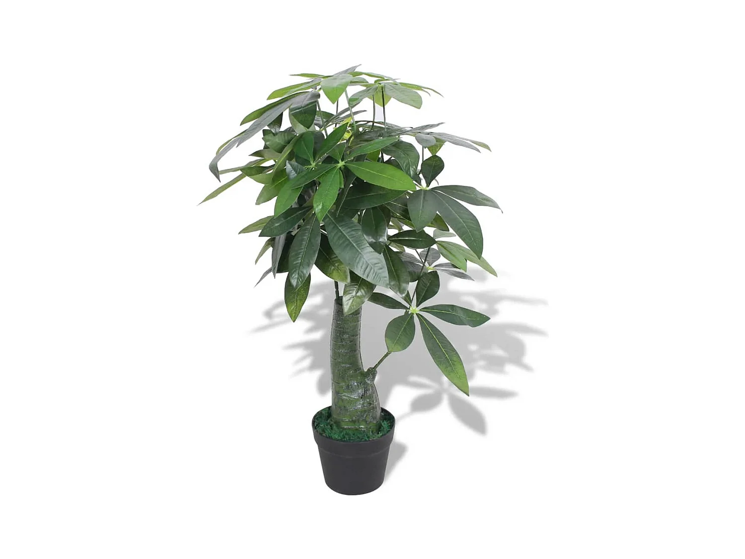 Arbre de la fortune artificiel avec pot 85 cm Vert FR385510