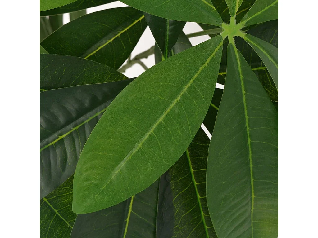 Árbol de la fortuna artificial con macetero 85 cm verde ES459117