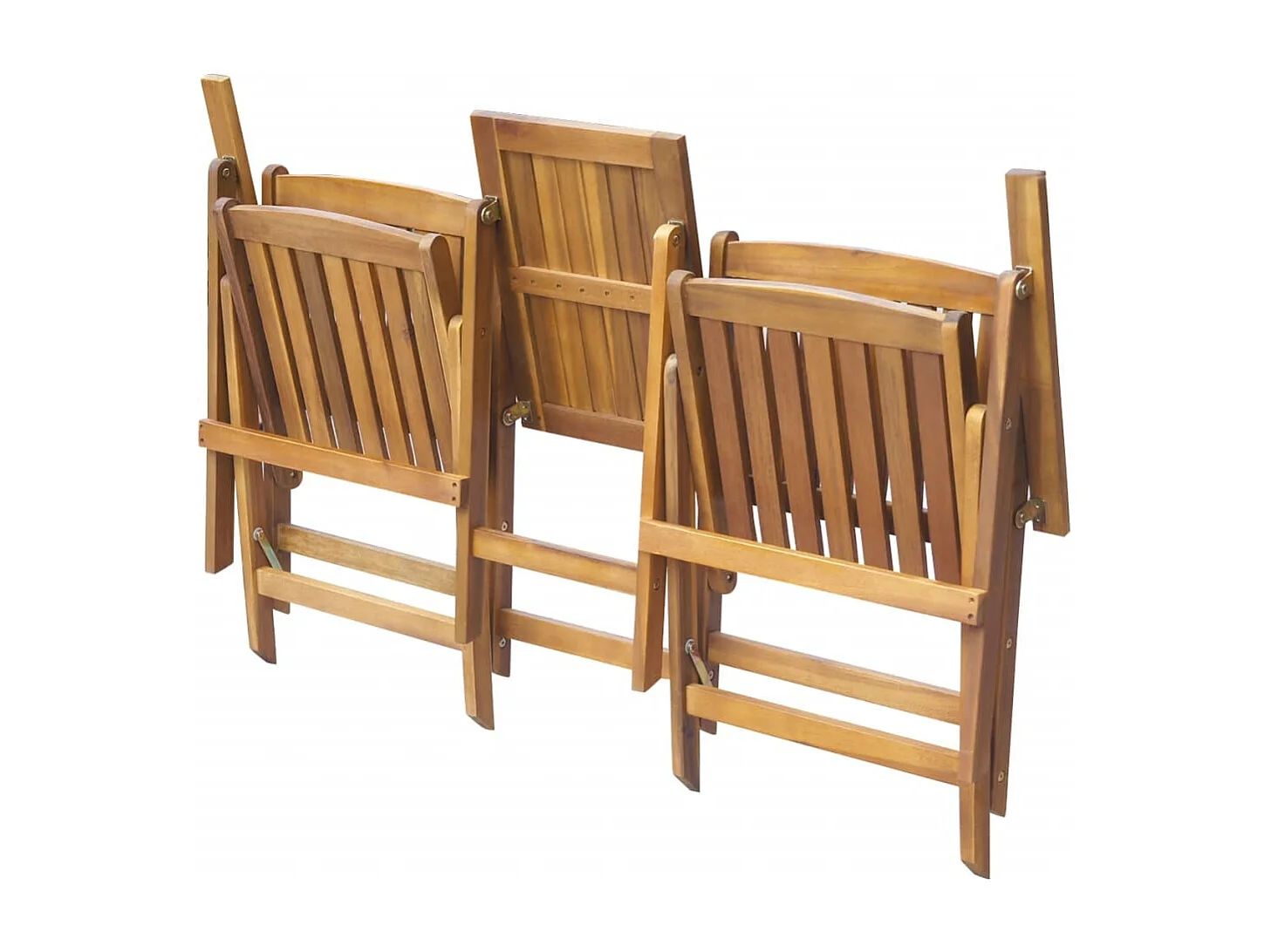 Banco de jardim dobrável com mesa acácia maciça 140 cm PT508538