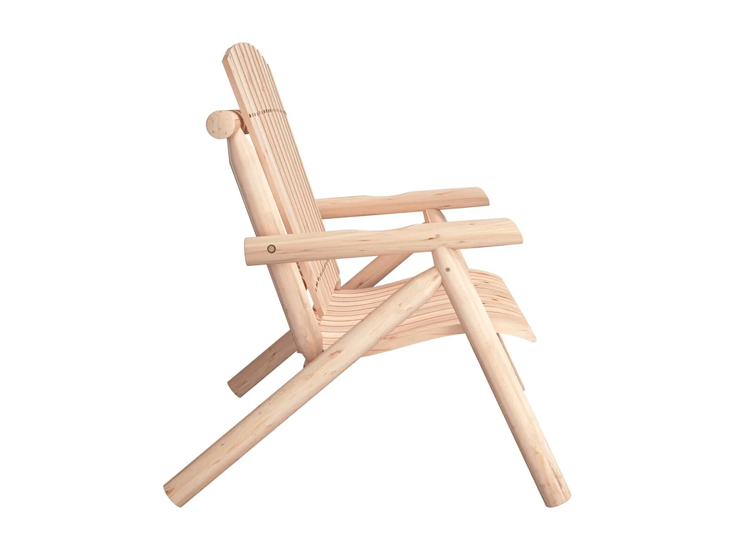 Banc de jardin à 2 places 119x85x98 cm bois massif d'épicéa FR458654