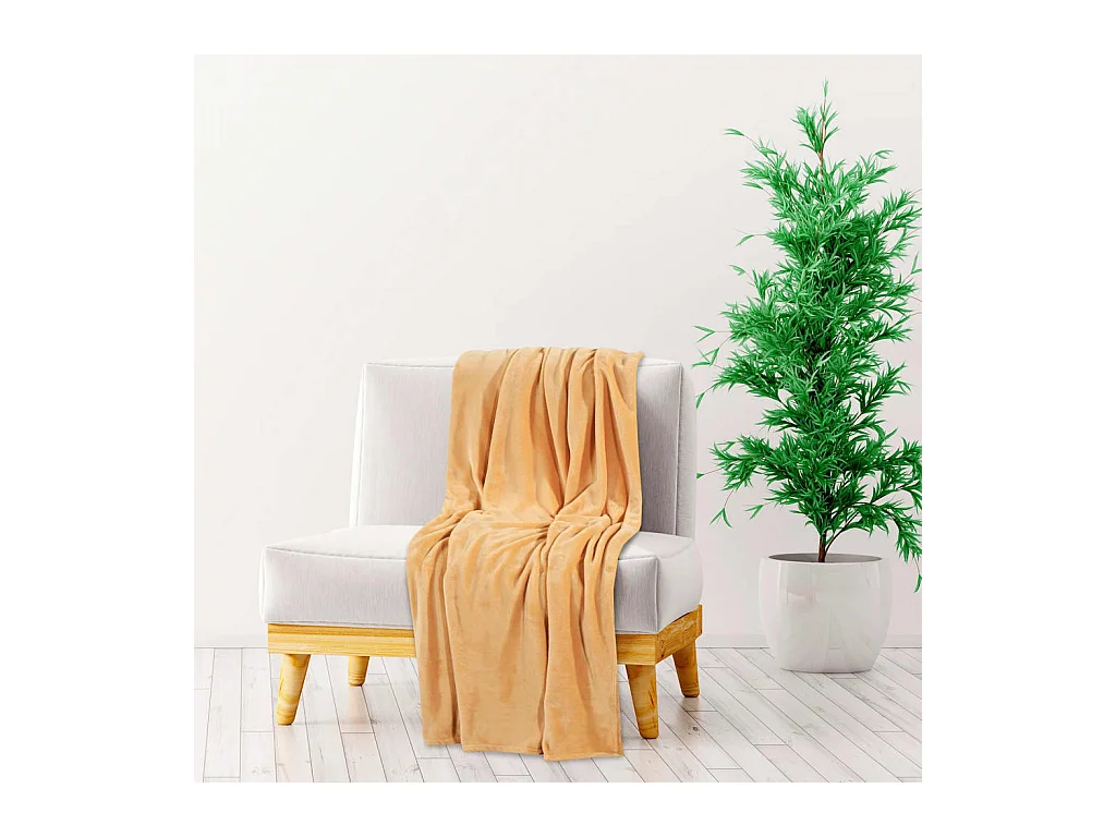 Couverture brume du désert 200x240 cm polyester FR606638