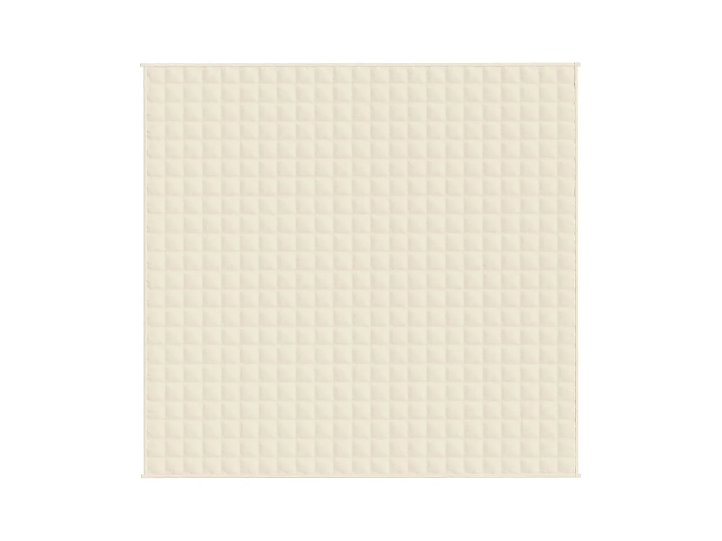 Couverture lestée Crème clair 220x240 cm 15 kg Tissu FR624805