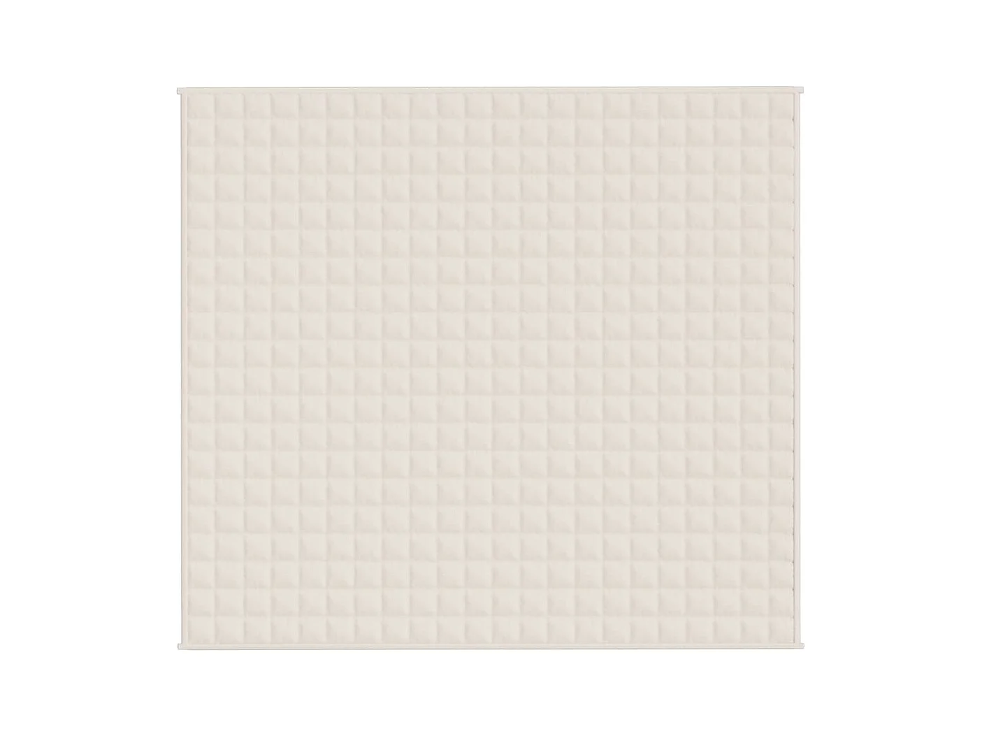 Couverture lestée Crème clair 200x225 cm 13 kg Tissu FR409997