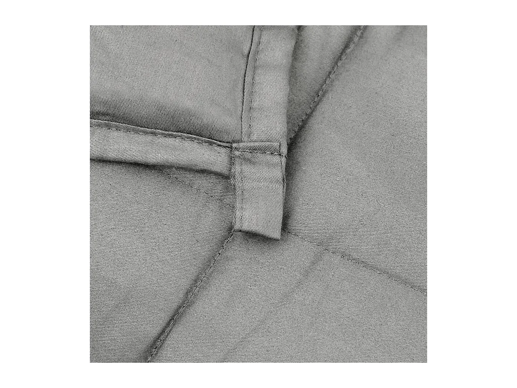 Manta pesada 9 kg 120x180 cm tecido cinza PT990241