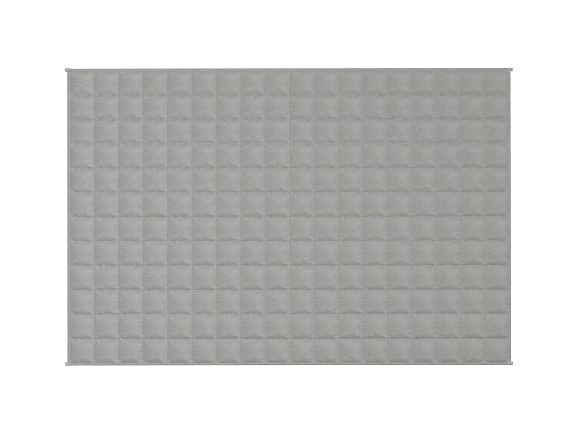 Manta pesada 9 kg 120x180 cm tecido cinza PT990241