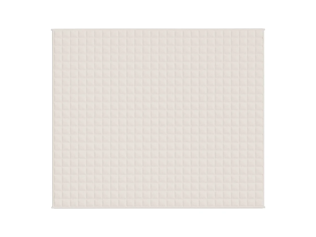 Couverture lestée Crème clair 220x260 cm 15 kg Tissu FR845777
