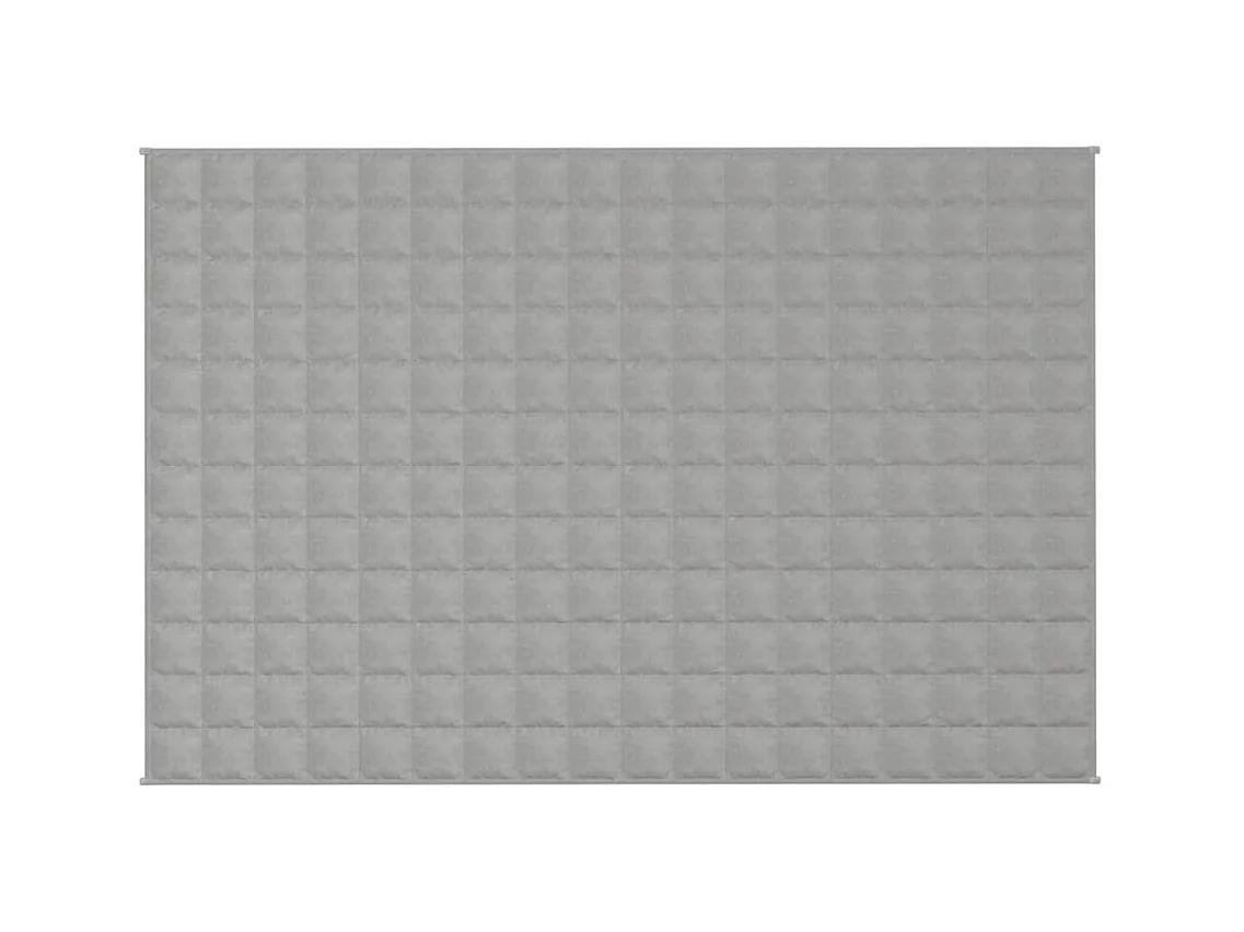 Couverture lestée Gris 122x183 cm 5 kg Tissu FR608035