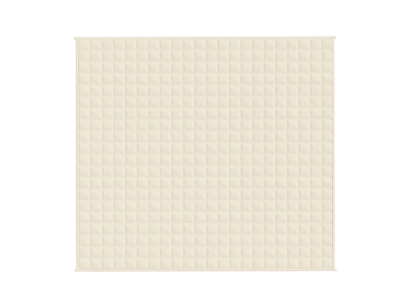 Couverture lestée Crème clair 200x230 cm 13 kg Tissu FR445362