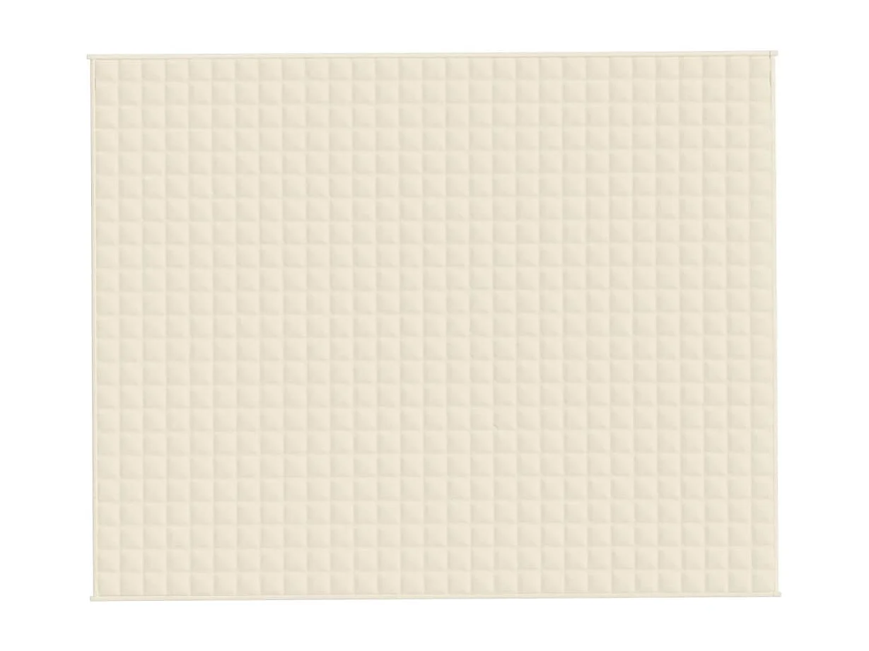 Manta con peso tela color crema claro 235x290 cm 11 kg ES509463