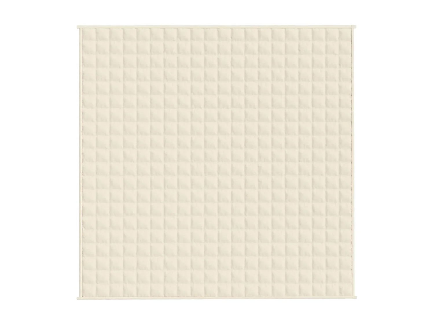 Verzwaringsdeken 200x200 cm 13 kg stof lichtcrèmekleurig BE223290