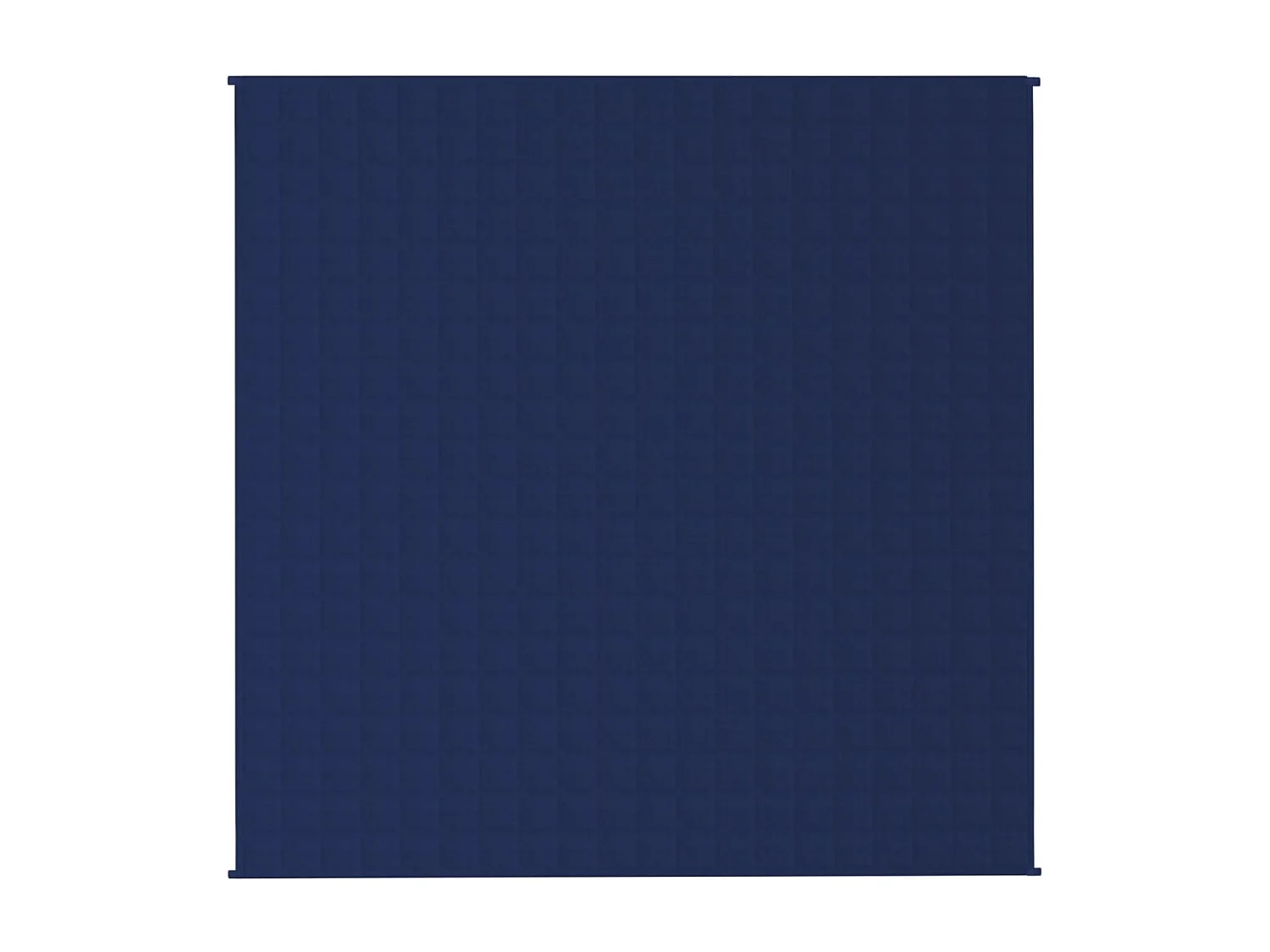 Couverture lestée Bleu 200x200 cm 9 kg Tissu FR234864