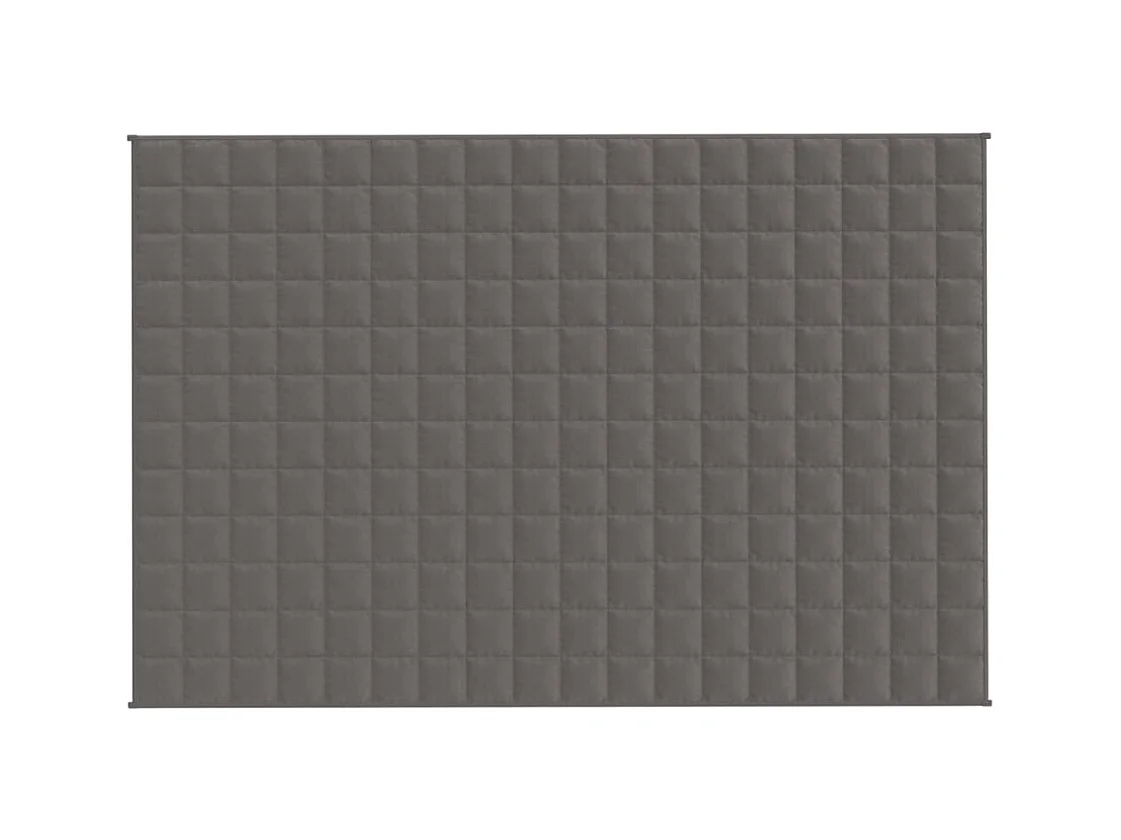 Couverture lestée Gris 120x180 cm 5 kg Tissu FR180308
