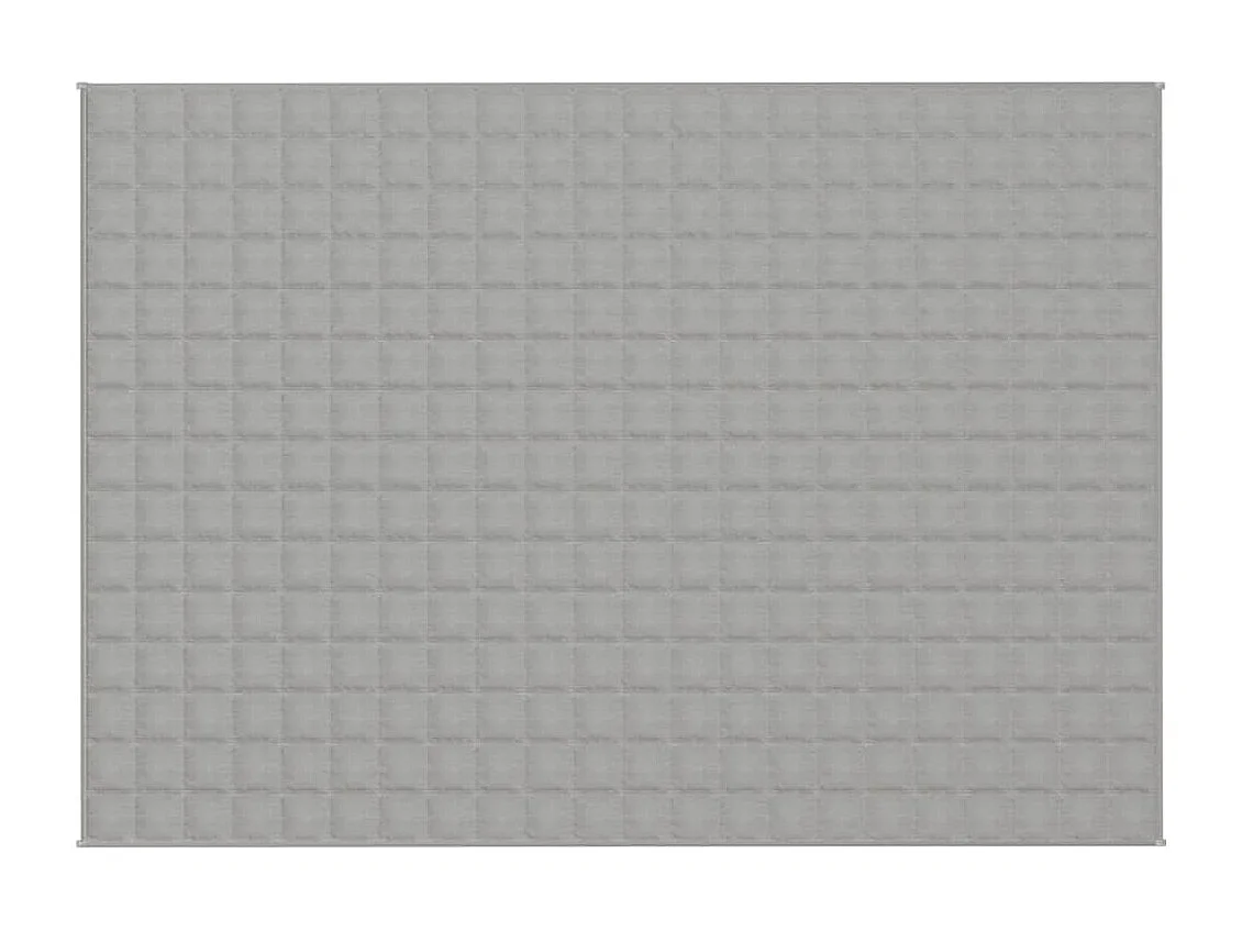 Couverture lestée Gris 155x220 cm 11 kg Tissu FR678084