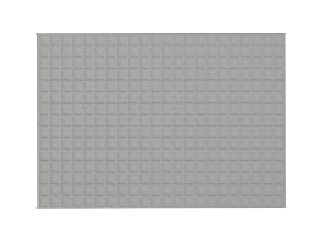 Couverture lestée Gris 155x220 cm 11 kg Tissu FR678084