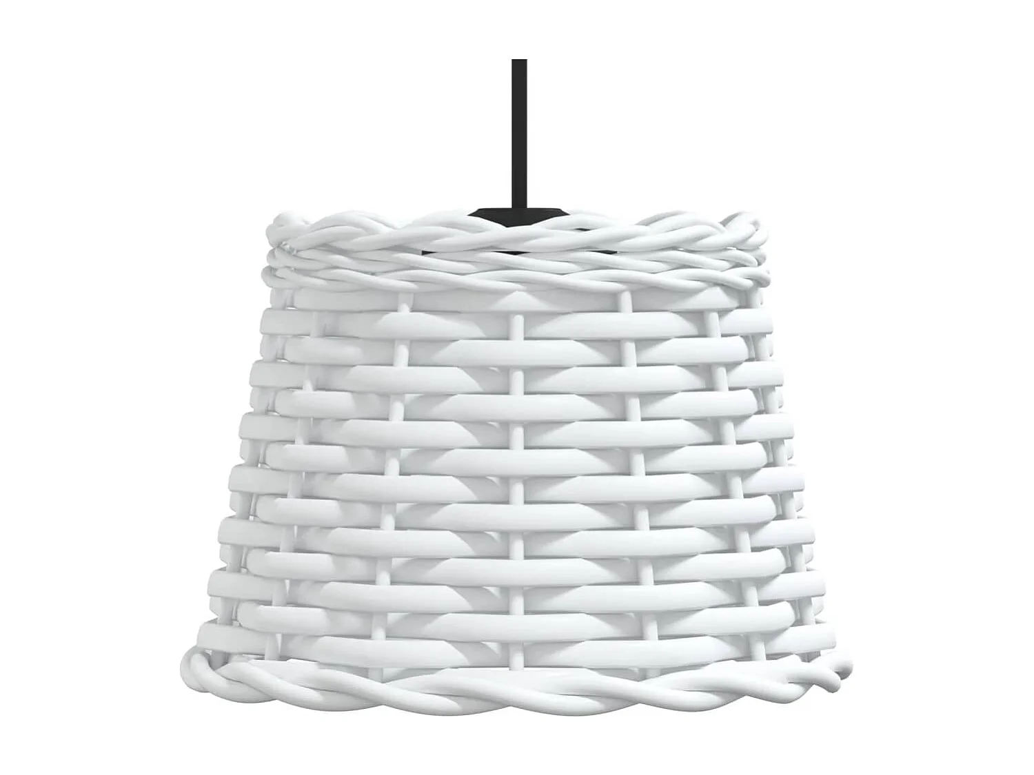 Abajur de teto Ø20x15 cm vime branco PT134968
