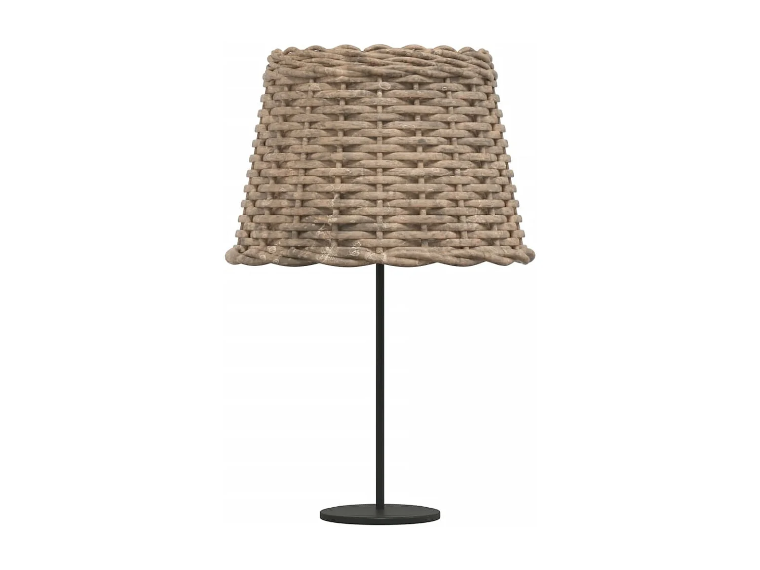 Lampenkap Ø30x20 cm wicker bruin BE801996