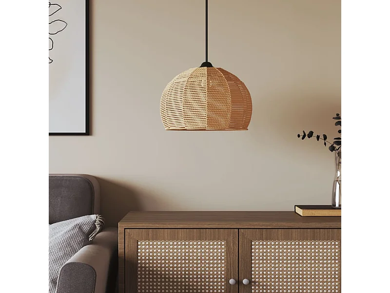 Abat-jour de plafonnier Ø36x26 cm fer et papier FR583952