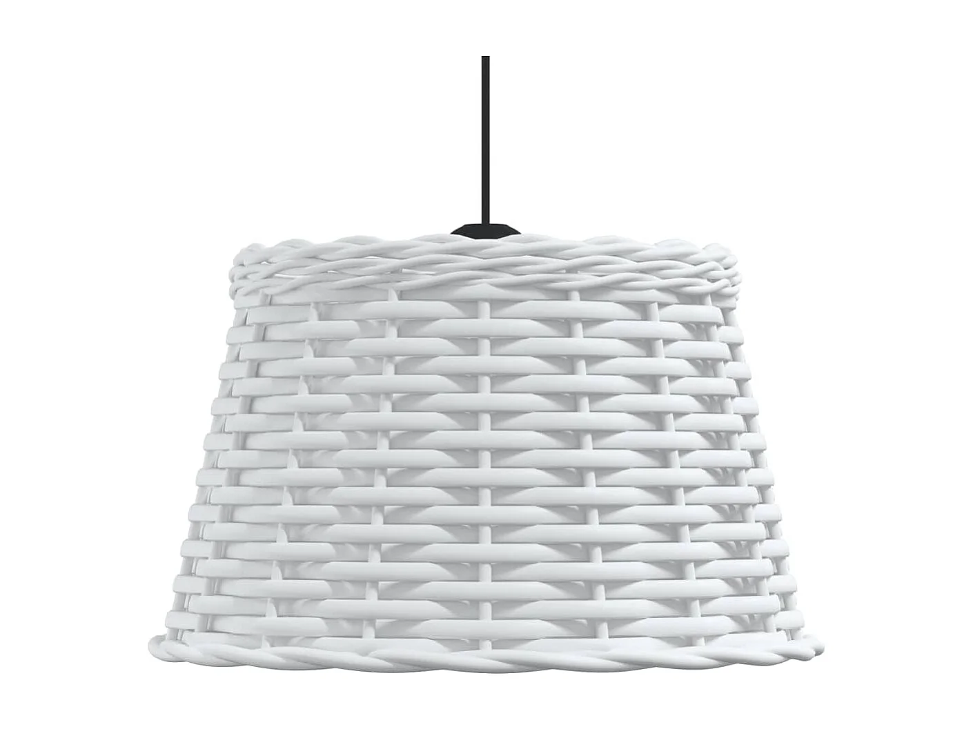 Abajur de teto Ø38x23 cm vime branco PT948301