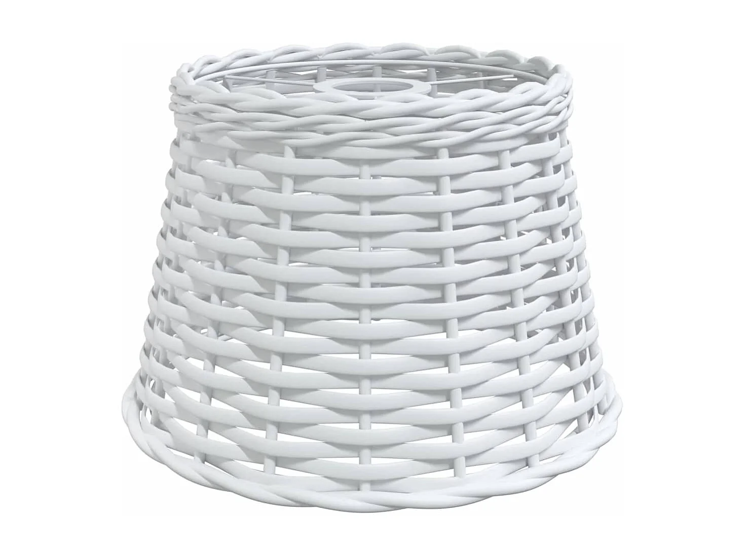 Abajur de teto Ø25x17 cm vime branco PT364201
