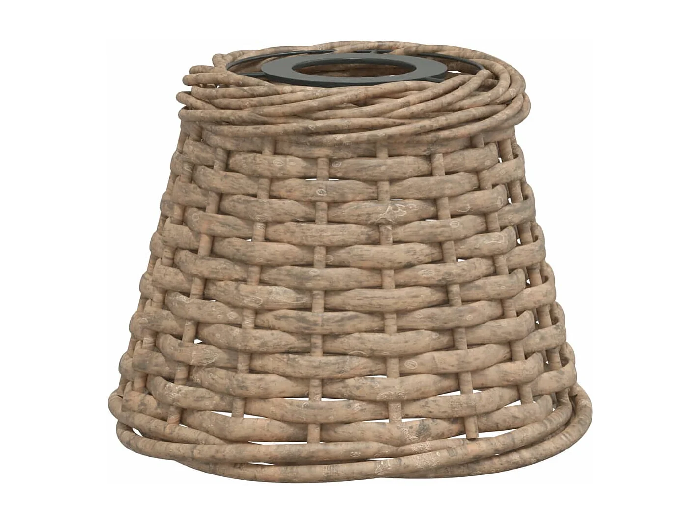Plafondlampenkap Ø15x12 cm wicker bruin BE392484