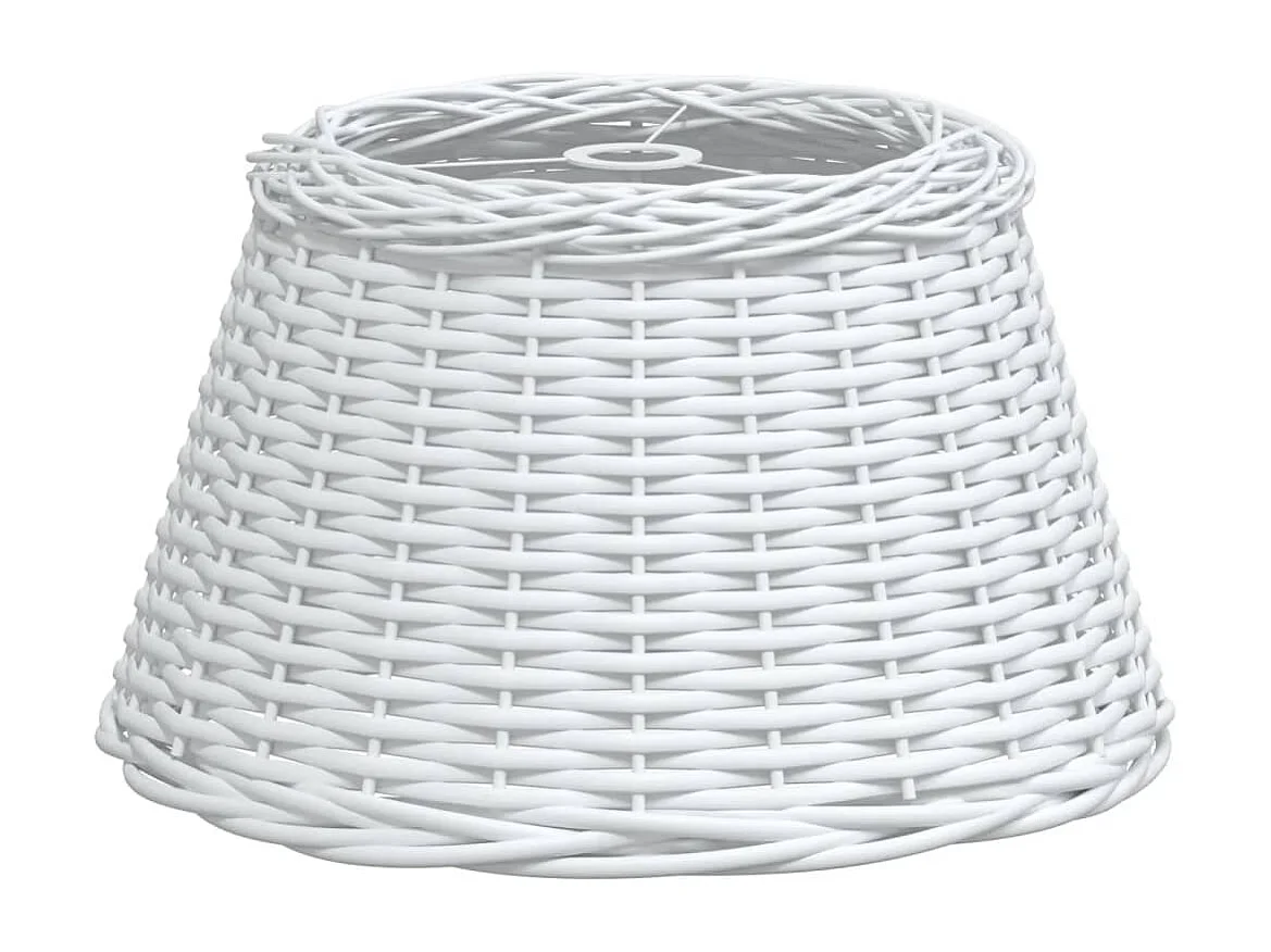 Abat-jour de plafonnier blanc Ø50x30 cm osier FR800208