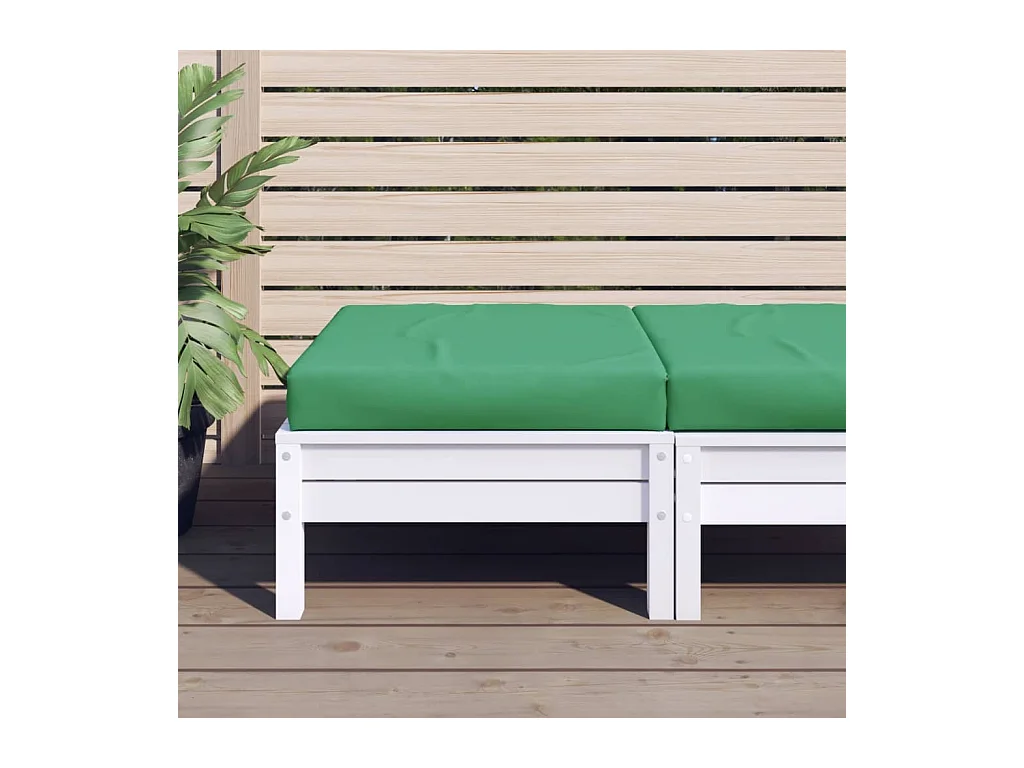 Coussin de palette vert 60x60x8 cm tissu oxford FR182237