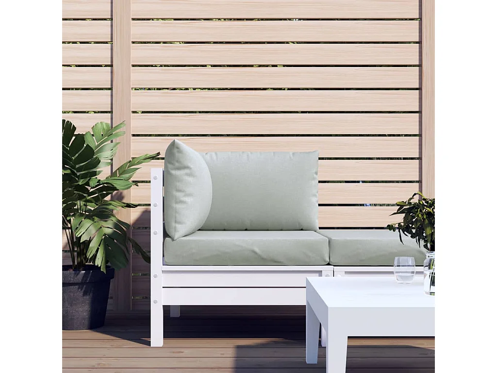 Palletkussens 3 st stof gemêleerd lichtgrijs BE297210