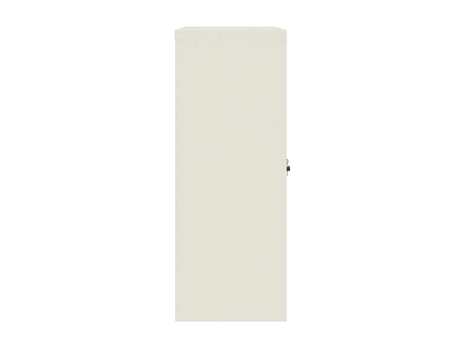 Armoire de bureau - Classeur blanc 90x40x105 cm acier FR602173