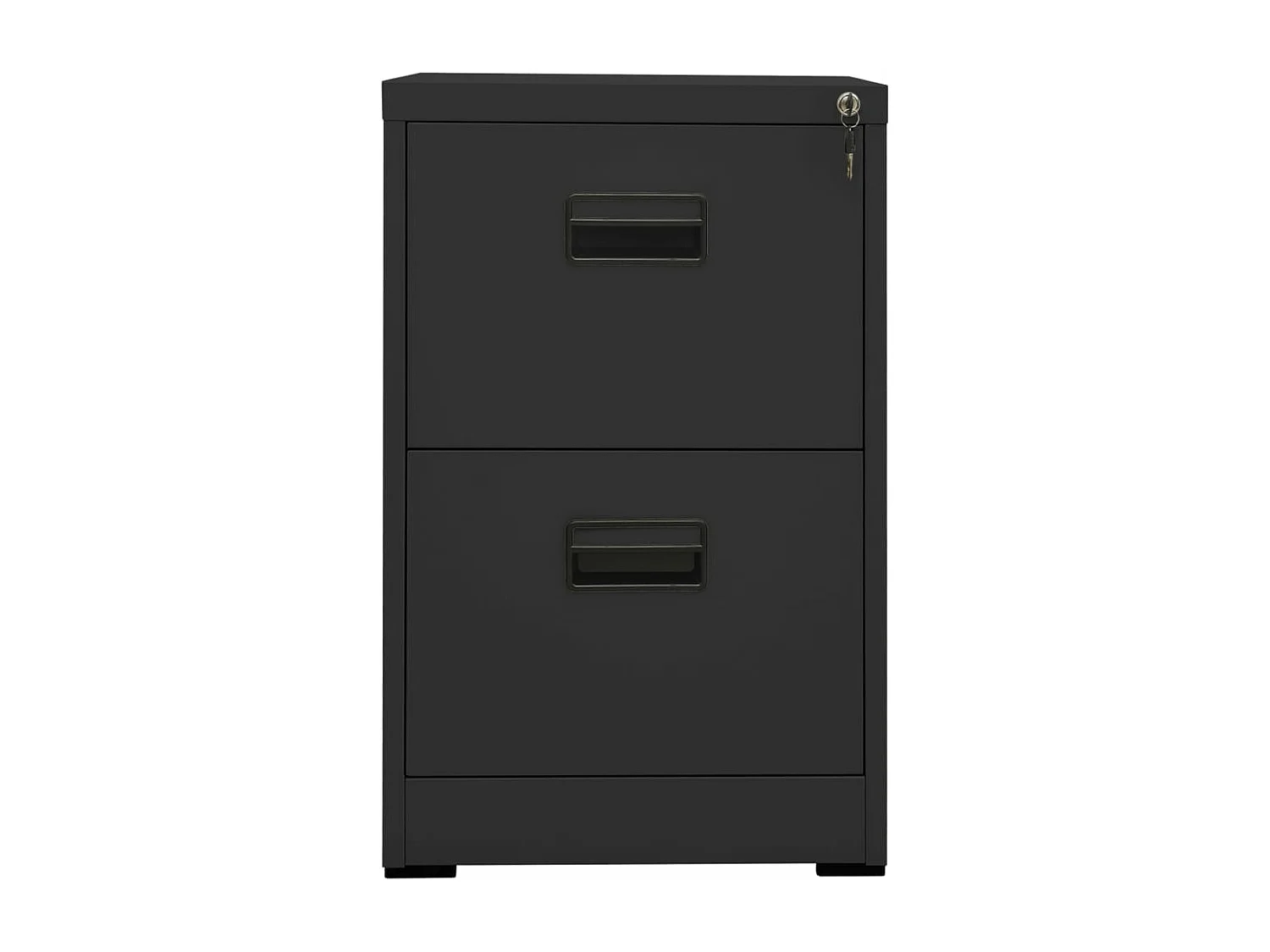 Armoire de bureau - Classeur Anthracite 46x62x72,5 cm Acier FR121612