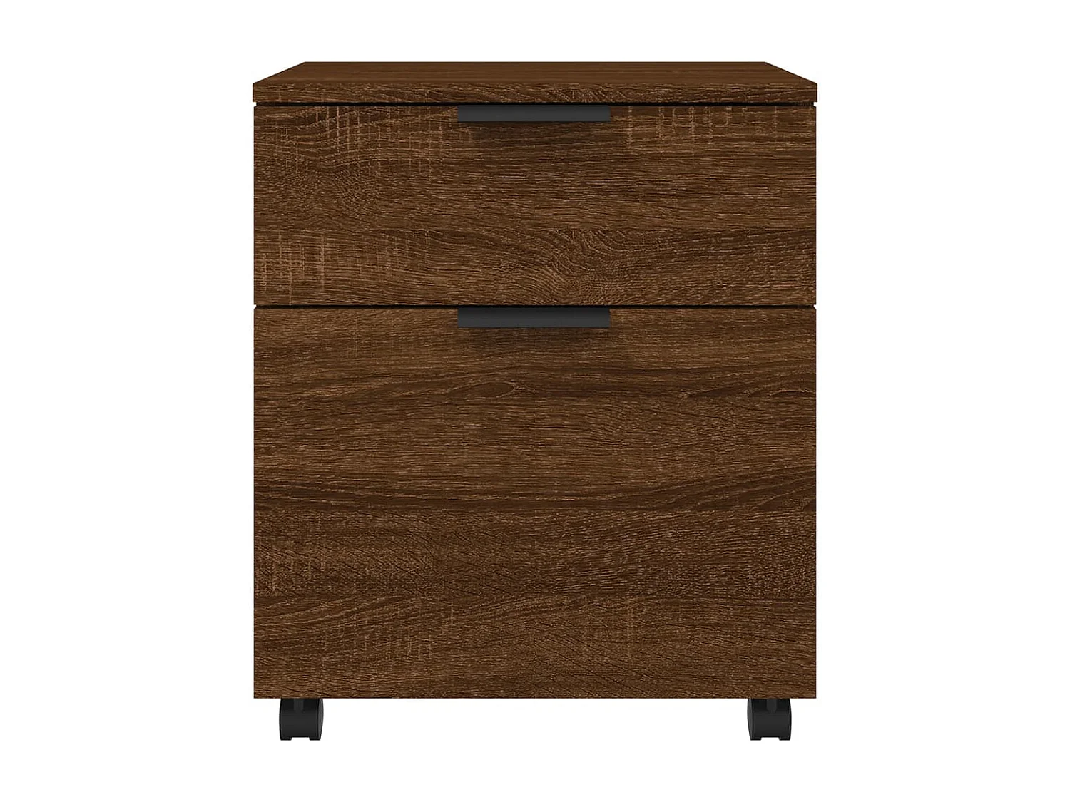 Archivador ruedas madera contrachapada roble Sonoma 45x38x54 cm ES439066