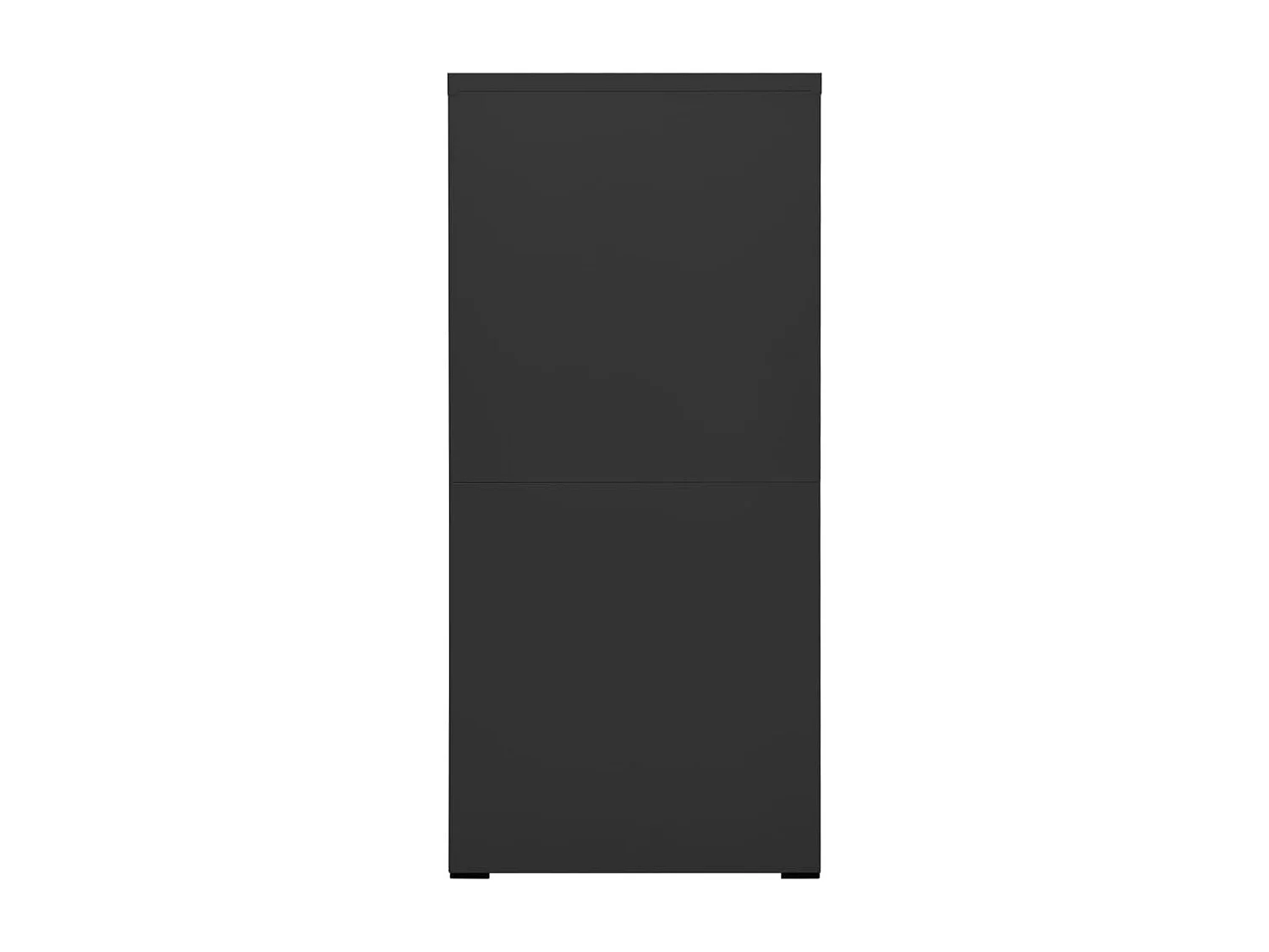 Armoire de bureau - Classeur Anthracite 46x62x133 cm Acier FR612036