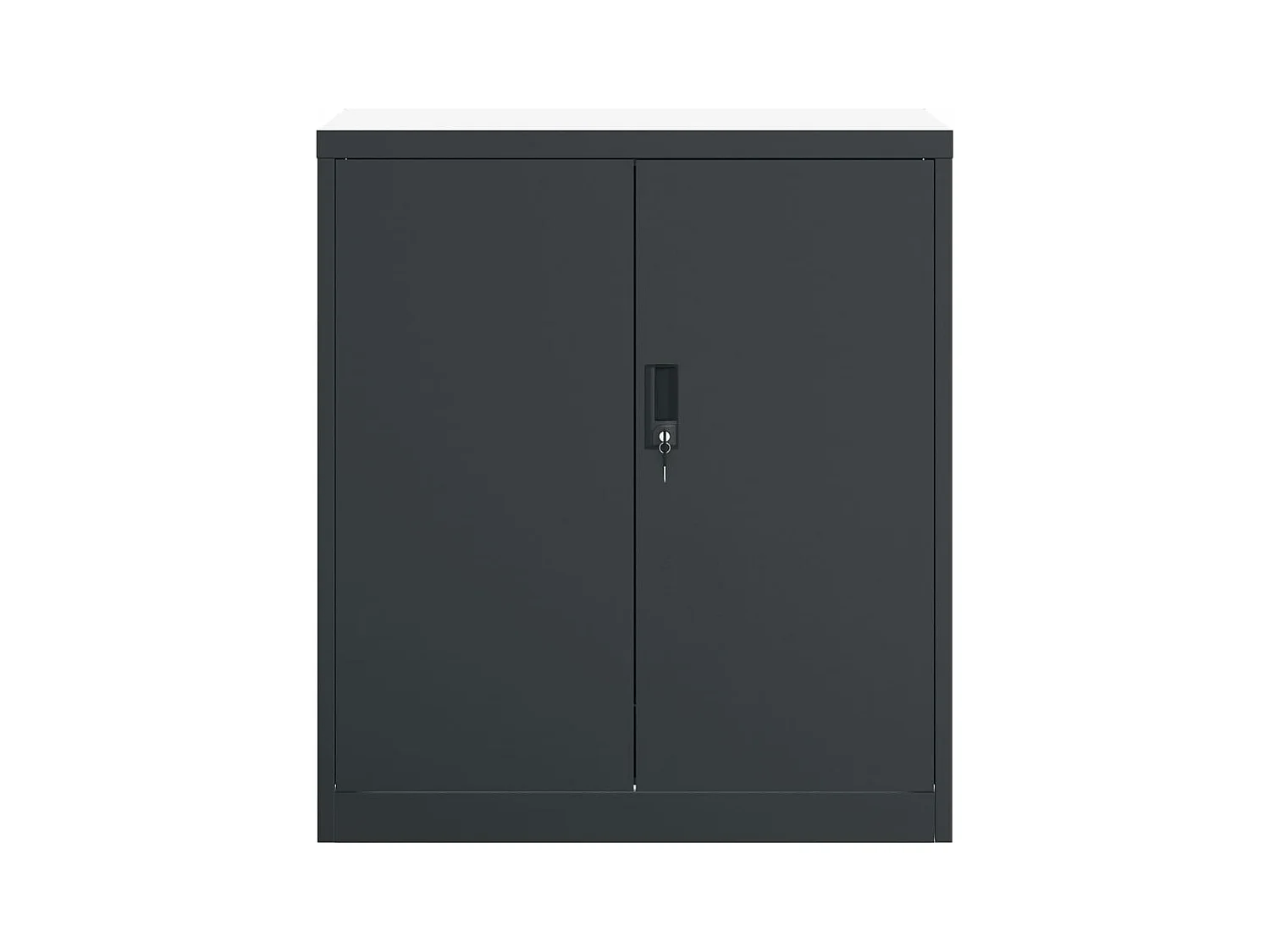 Archiefkast 79x40x90 cm staal antracietkleurig BE884263