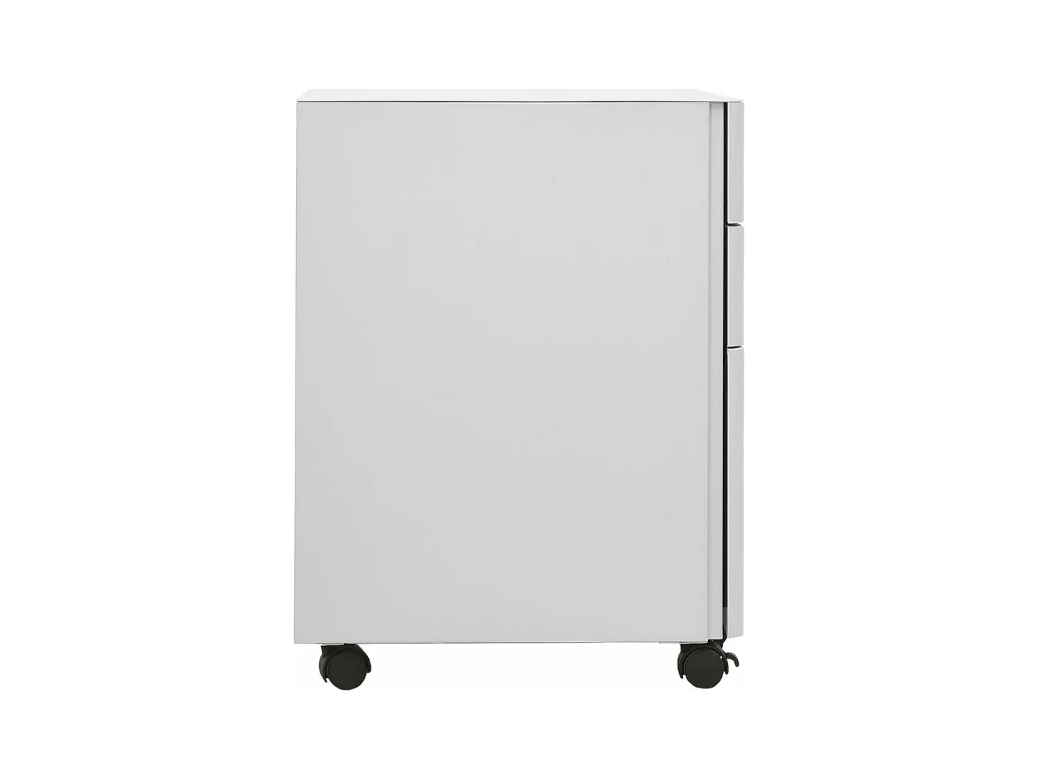 Ladeblok verrijdbaar 30x45x59 cm staal lichtgrijs BE471383