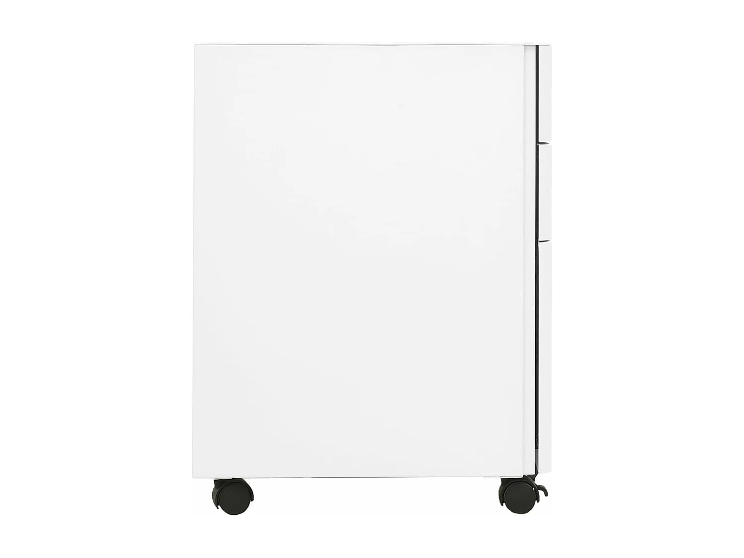 Armoire de bureau - Classeur mobile Blanc 30x45x59 cm Acier FR577999