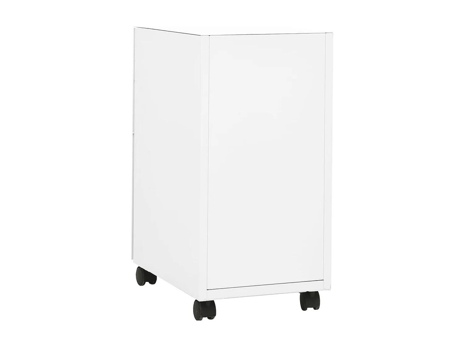 Armoire de bureau - Classeur mobile Blanc 30x45x59 cm Acier FR577999