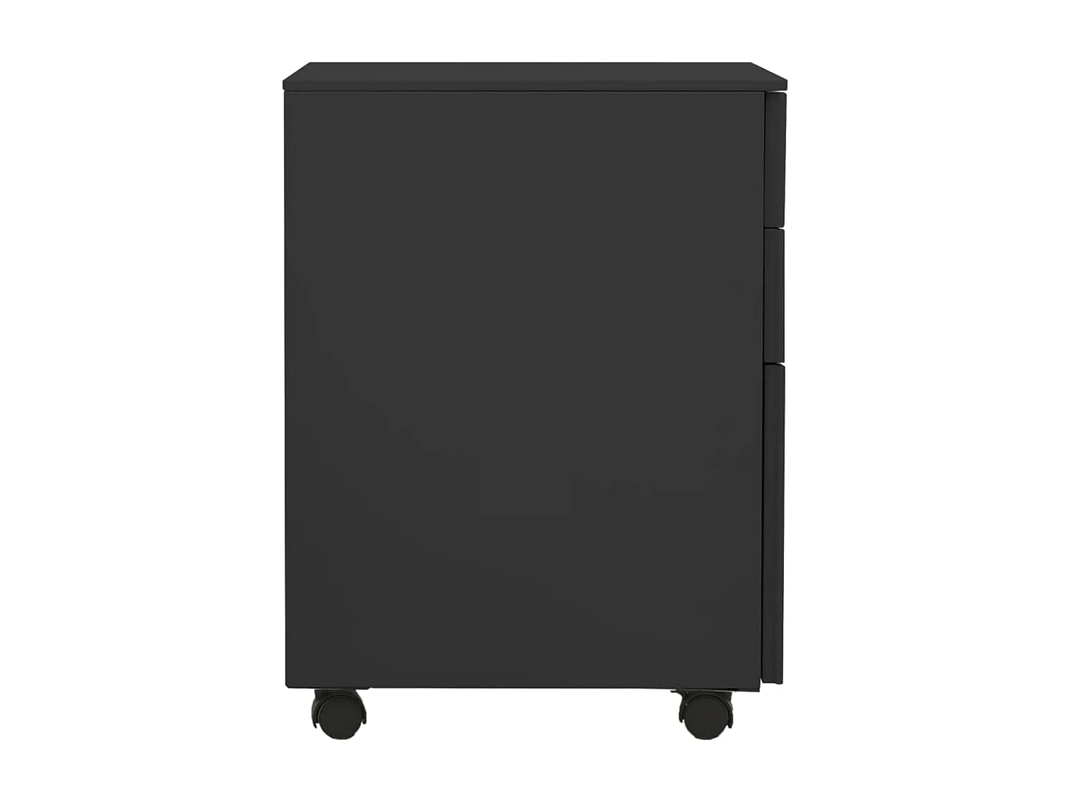 Armoire de bureau - Classeur mobile Anthracite 39x45x60 cm Acier FR918733