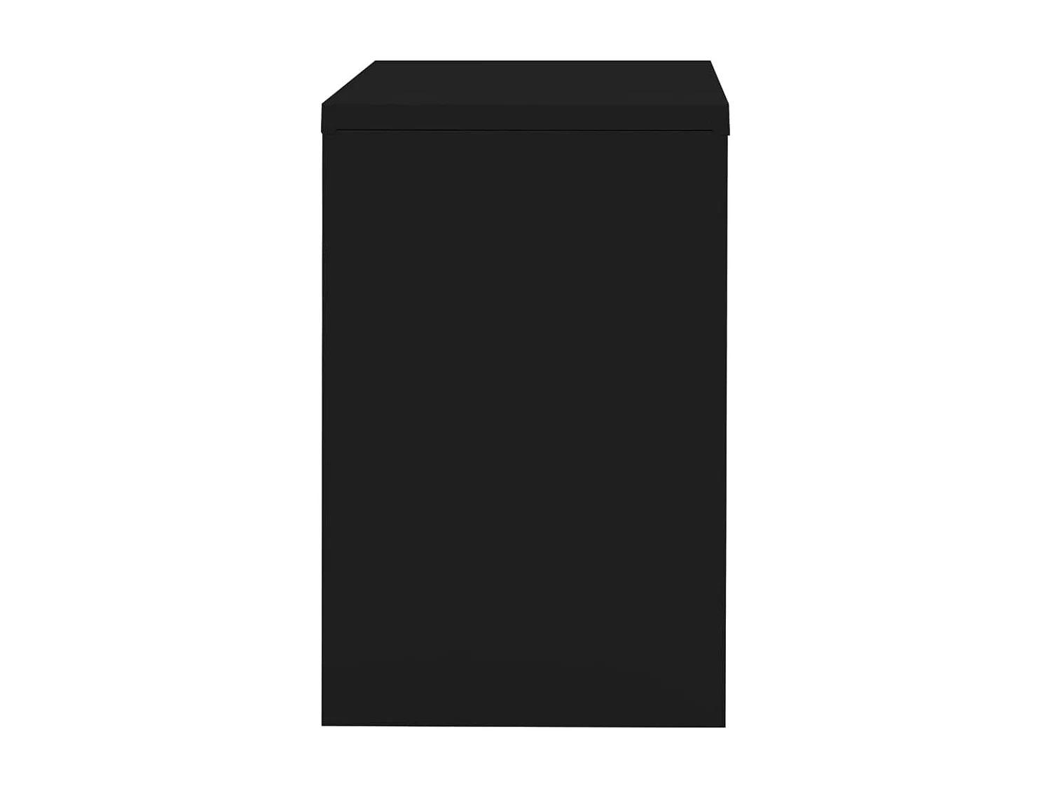 Armoire de bureau - Classeur Noir 90x46x72,5 cm Acier FR992042