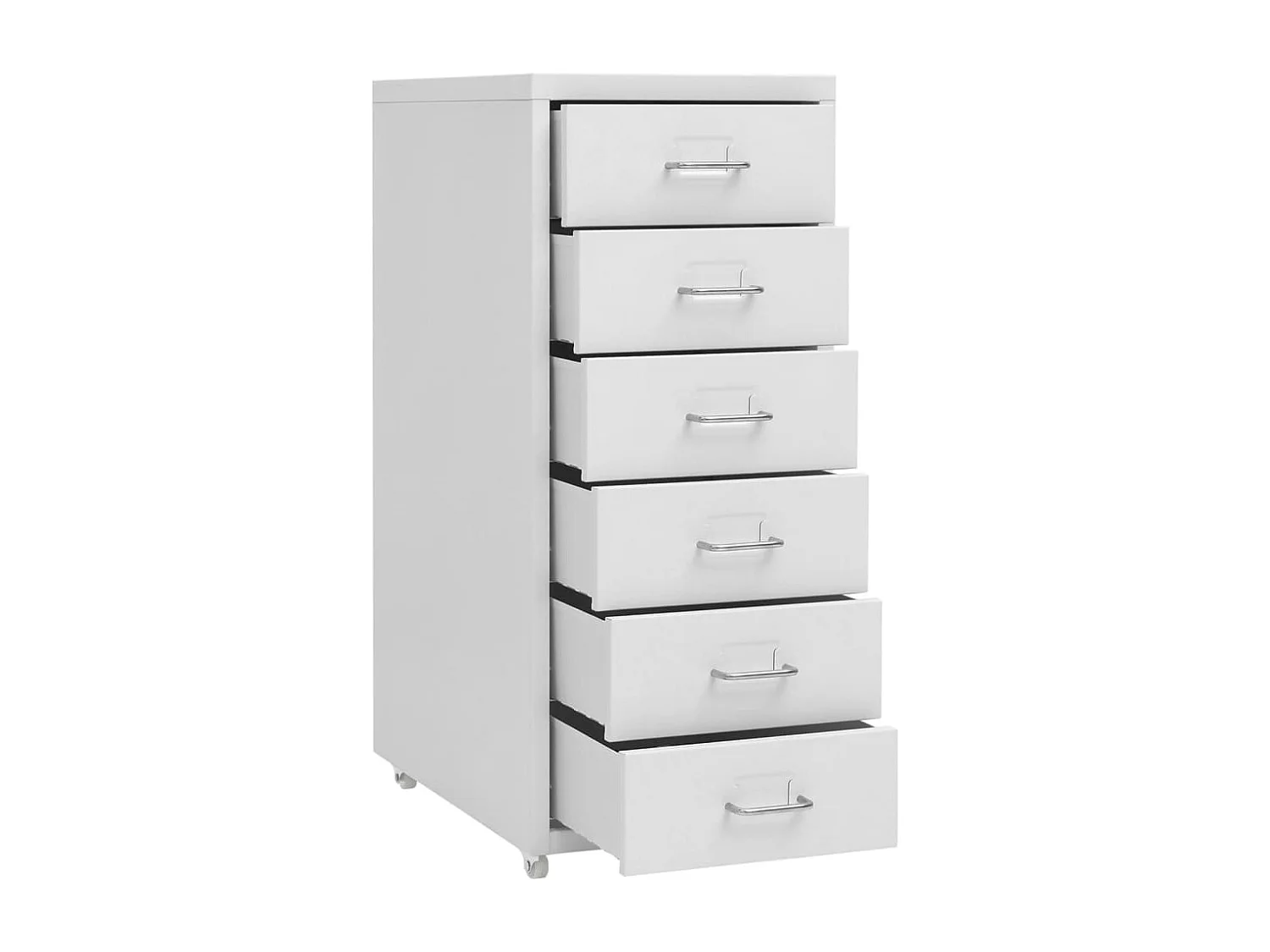 Armoire de bureau - Classeur mobile Gris 28x41x69 cm Métal FR235870