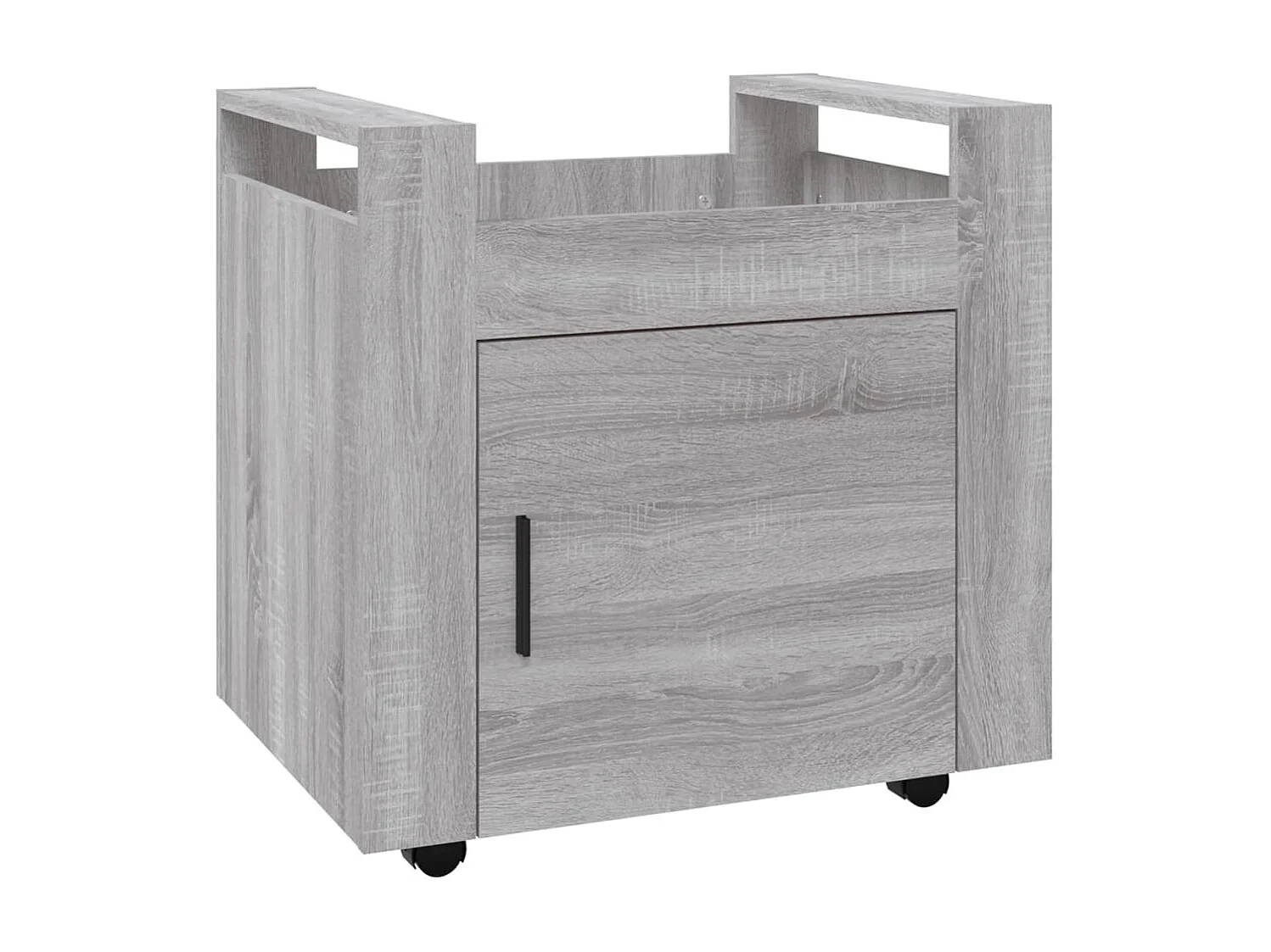 Carrito de escritorio contrachapada gris Sonoma 60x45x60 cm ES861142