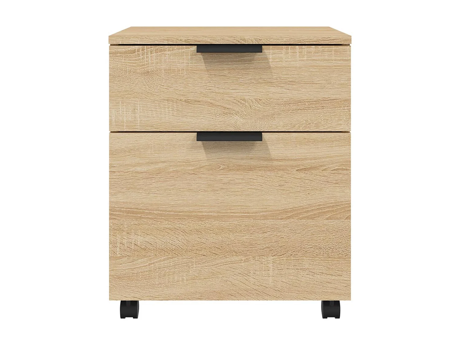 Armoire de bureau - Classeur mobile avec roues Chêne sonoma 45x38x54 cm FR908010