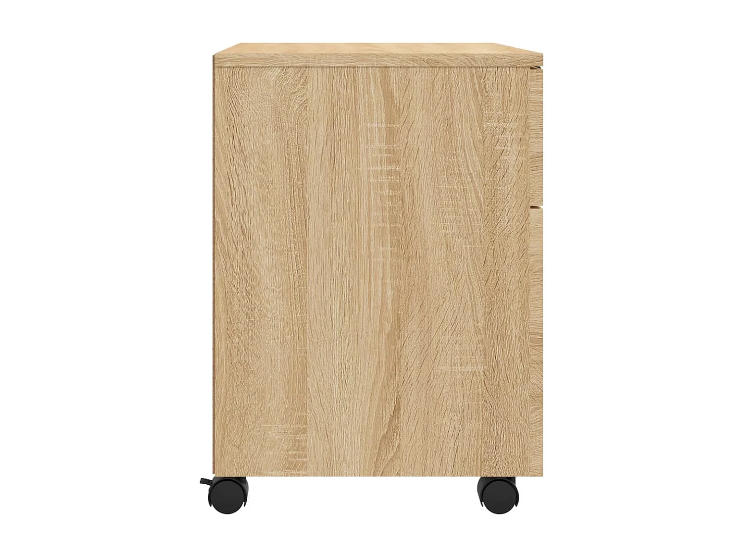 Armoire de bureau - Classeur mobile avec roues Chêne sonoma 45x38x54 cm FR908010