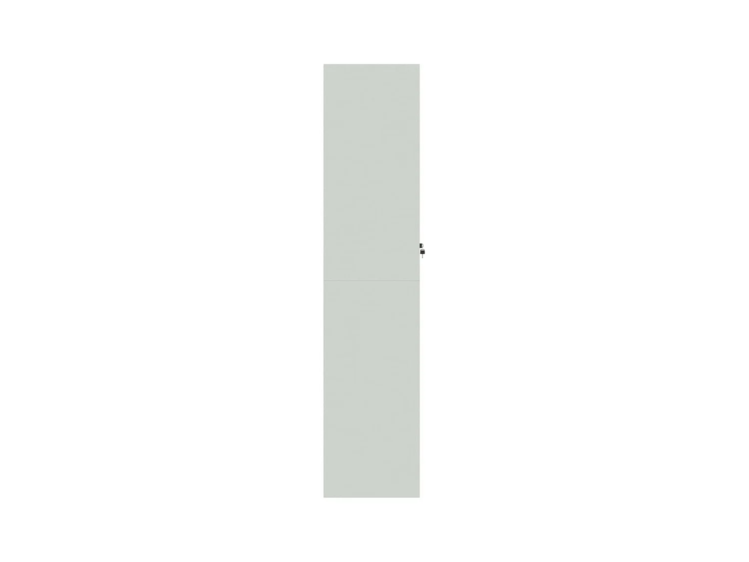 Armoire de bureau - Classeur gris clair 90x40x180 cm acier FR836734