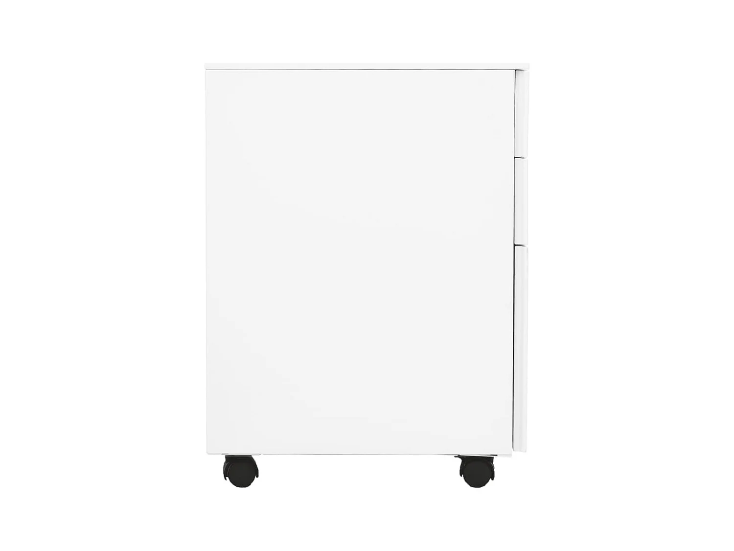 Armoire de bureau - Classeur mobile Blanc 39x45x60 cm Acier FR229190