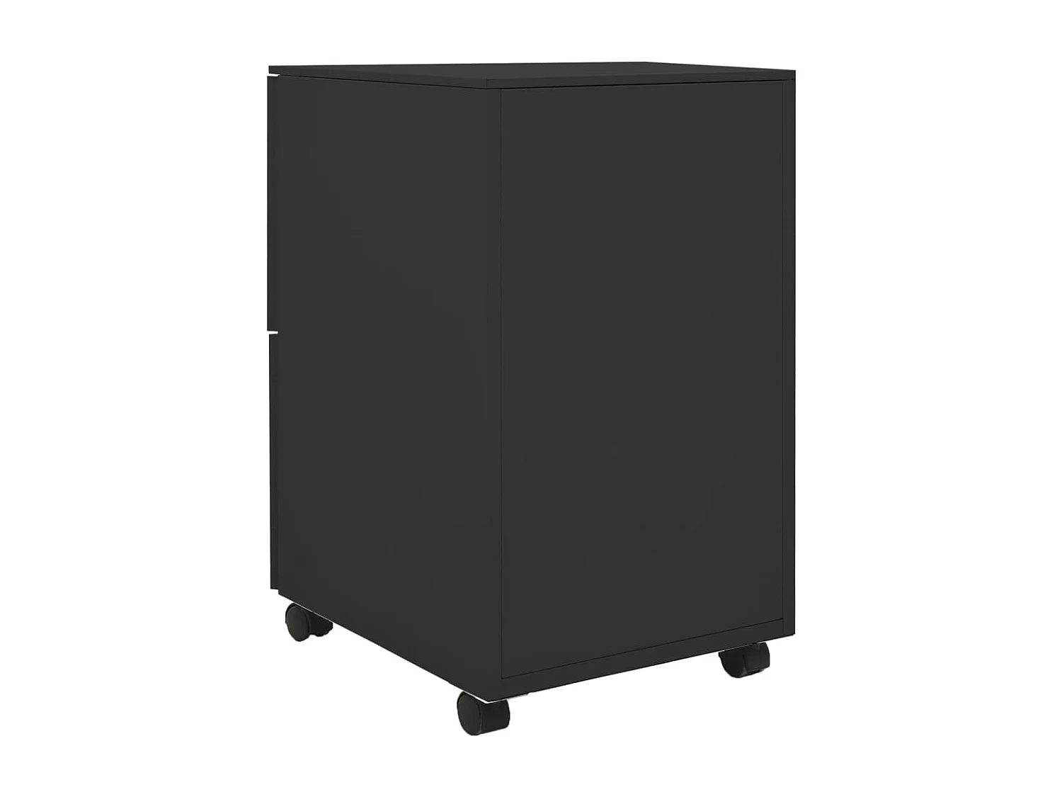 Armoire de bureau - Classeur mobile Anthracite 39x45x67 cm Acier FR660174