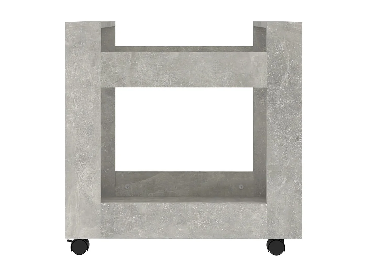 Trólei secretária 60x45x60 cm derivados madeira cinza cimento PT669776