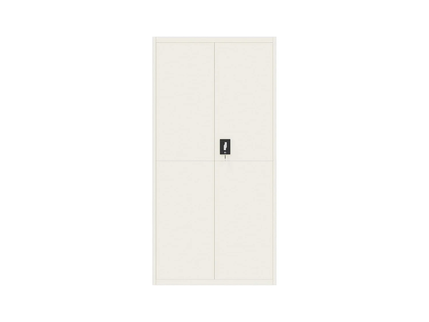 Armoire de bureau - Classeur blanc 90x40x180 cm acier FR187614
